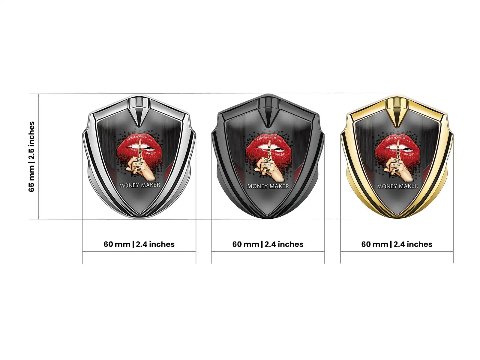 Luxury Car Badge Sports Design High-Quality